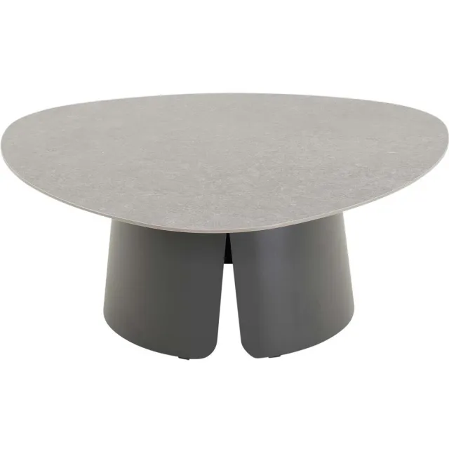 LES Lesli Living - Sidetable Alva - Antraciet - 97x97x37cm