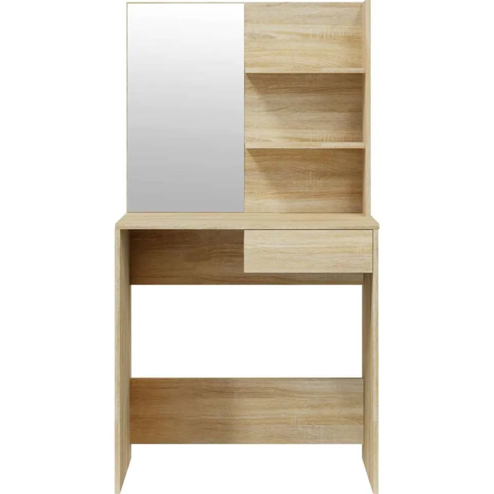 vidaXL Kaptafelset 74,5x40x141 cm sonoma eikenkleurig, foto 4
