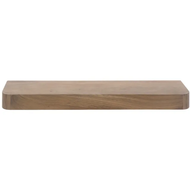 Giga Living Giga Meubel Wandplank Carve - Bruin Hout - 100x25x8cm