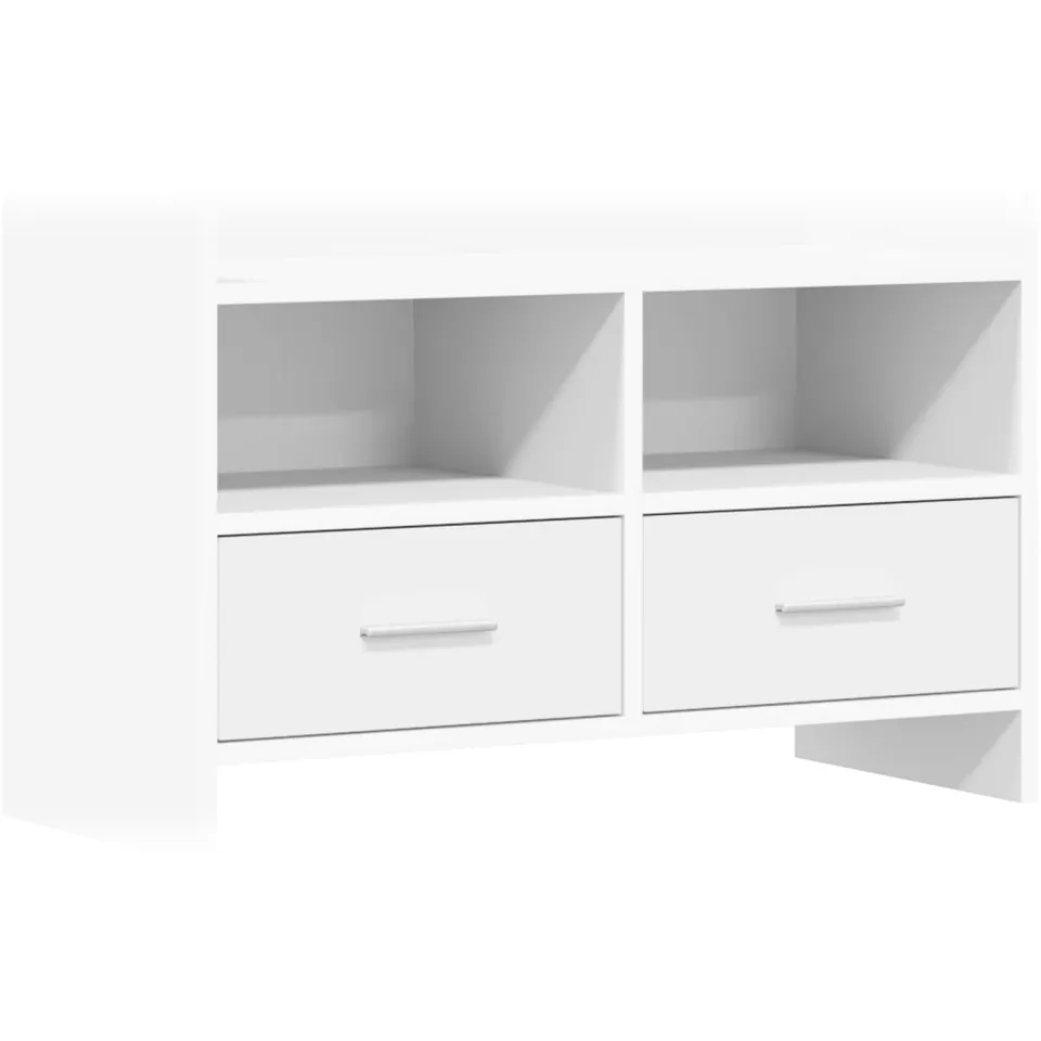 vidaXL TV-kast 71,5 x 33 x 47 cm Wit Bewerkt hout, foto 3