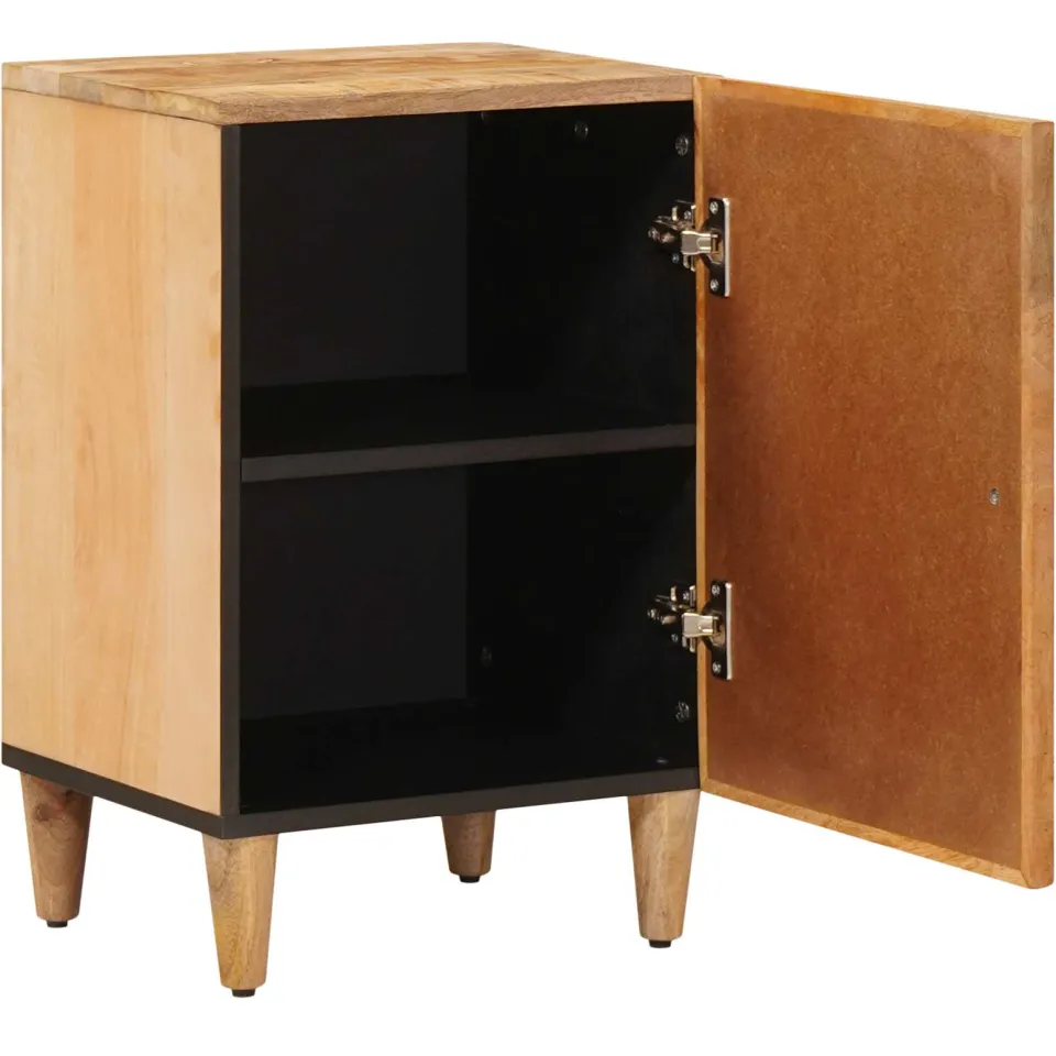 vidaXL Badkamerkast Bruin 38 x 33,5 x 58 cm Massief Mango Hout, foto 2