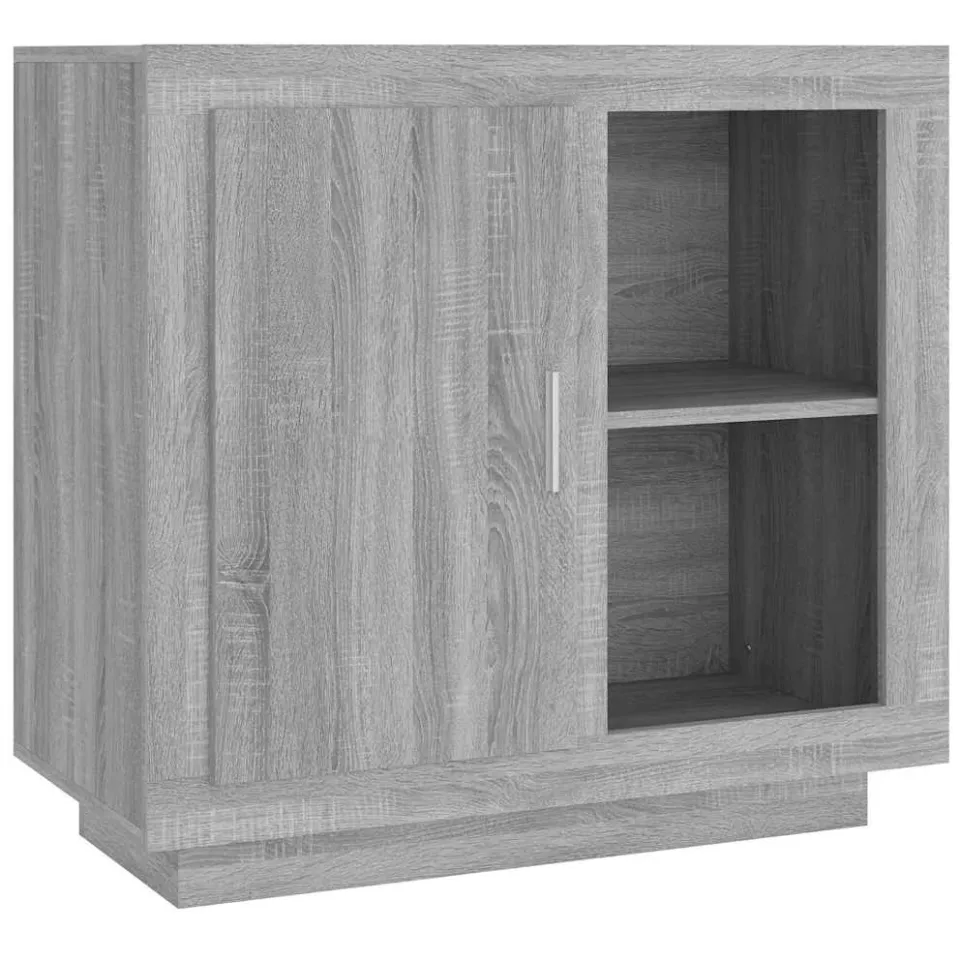 vidaXL Dressoir 80x40x75 cm grijs sonoma eikenkleurig