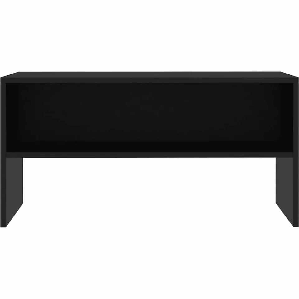 vidaXL Tv-meubel 80x40x40 cm bewerkt hout zwart