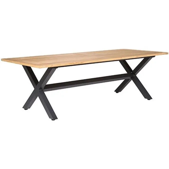 Your Own Living Burano Tuintafel - 240x100 cm BruinAntraciet