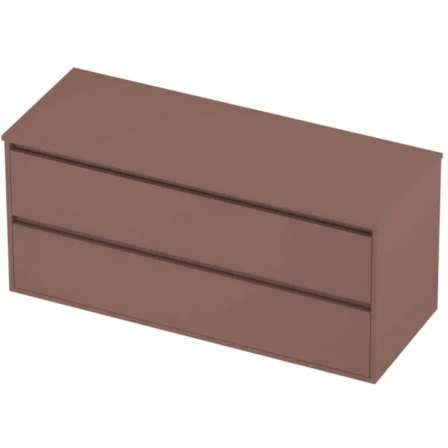 Proline Deck Badmeubelset Greeploos Symmetrisch Kader 2 Laden 120x46x54 cm Beauty Blush Rosé Goud