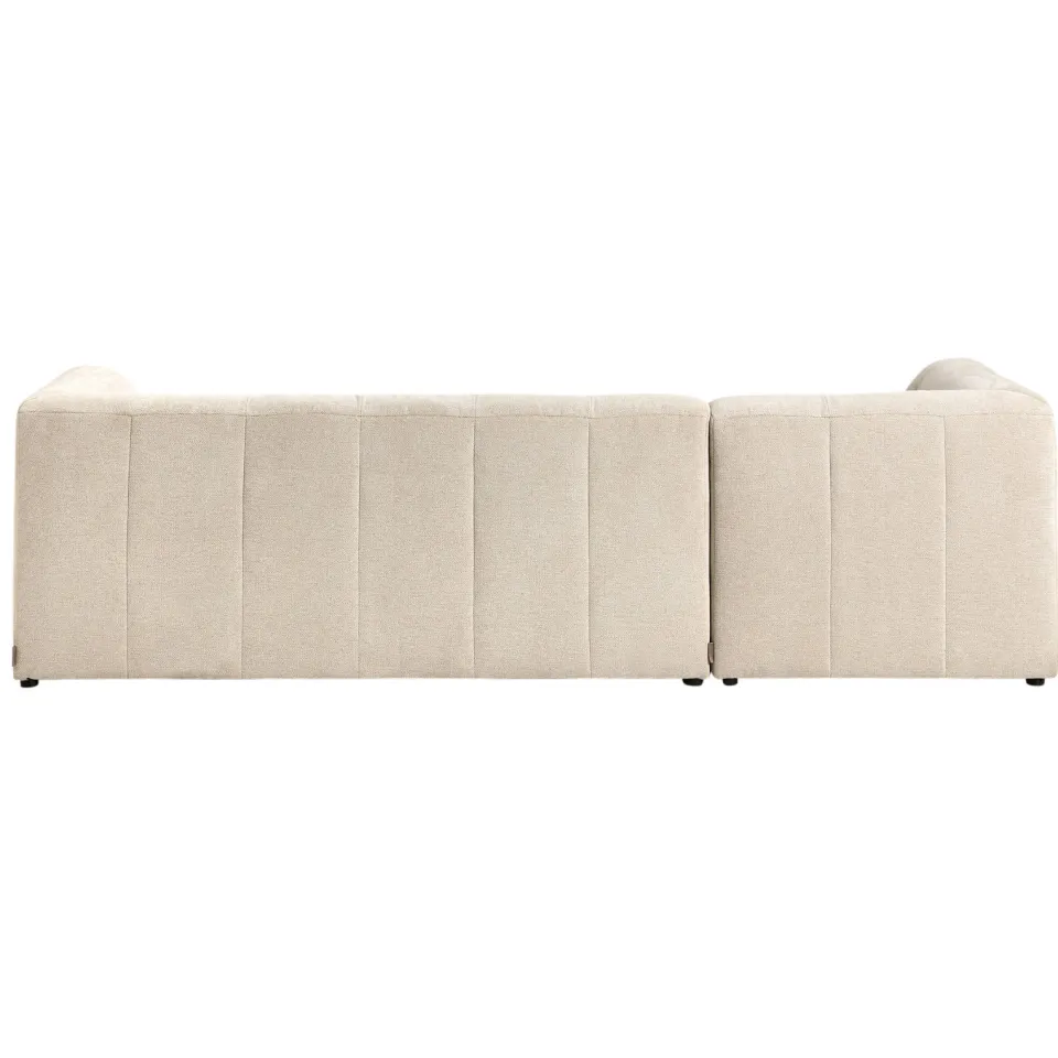 NOUS Living hoekbank Aura met ronde hoek - beige, foto 3