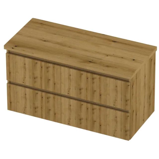 Proline Deck Badmeubelset Symmetrisch Gefreesd 100x46x55 cm Urban Oak Eiken