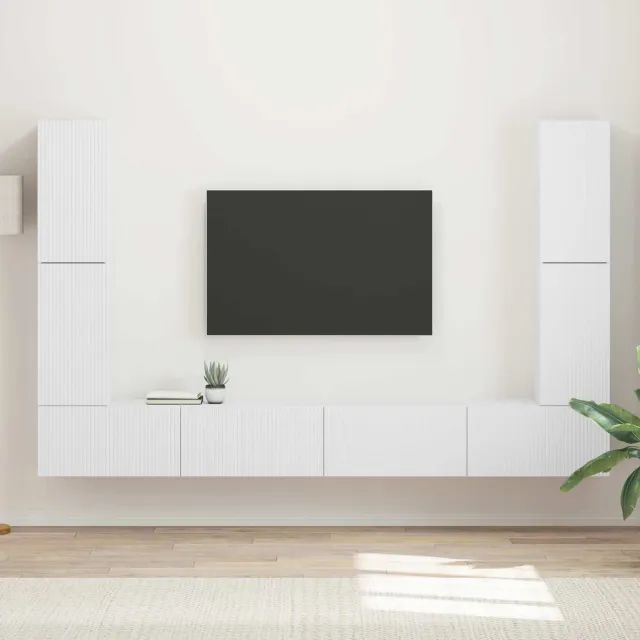 vidaXL Tv-meubelset 8 st 31 x 30 x 60 cm Wit, foto 2