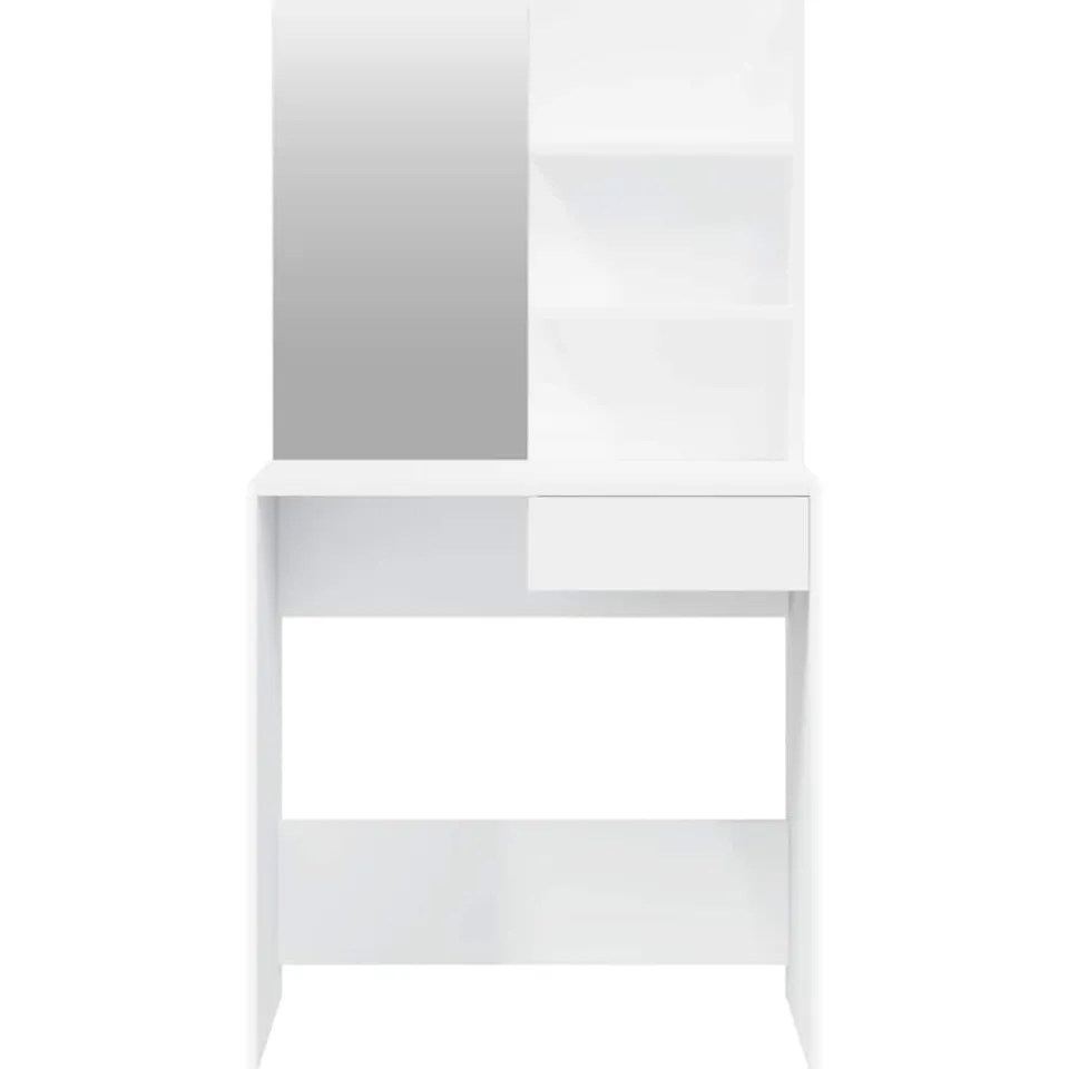 vidaXL Kaptafelset 74,5x40x141 cm wit