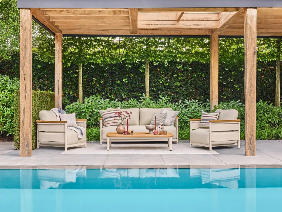 Suns Wadi stoel-bank loungeset 4-delig taupe, foto 2
