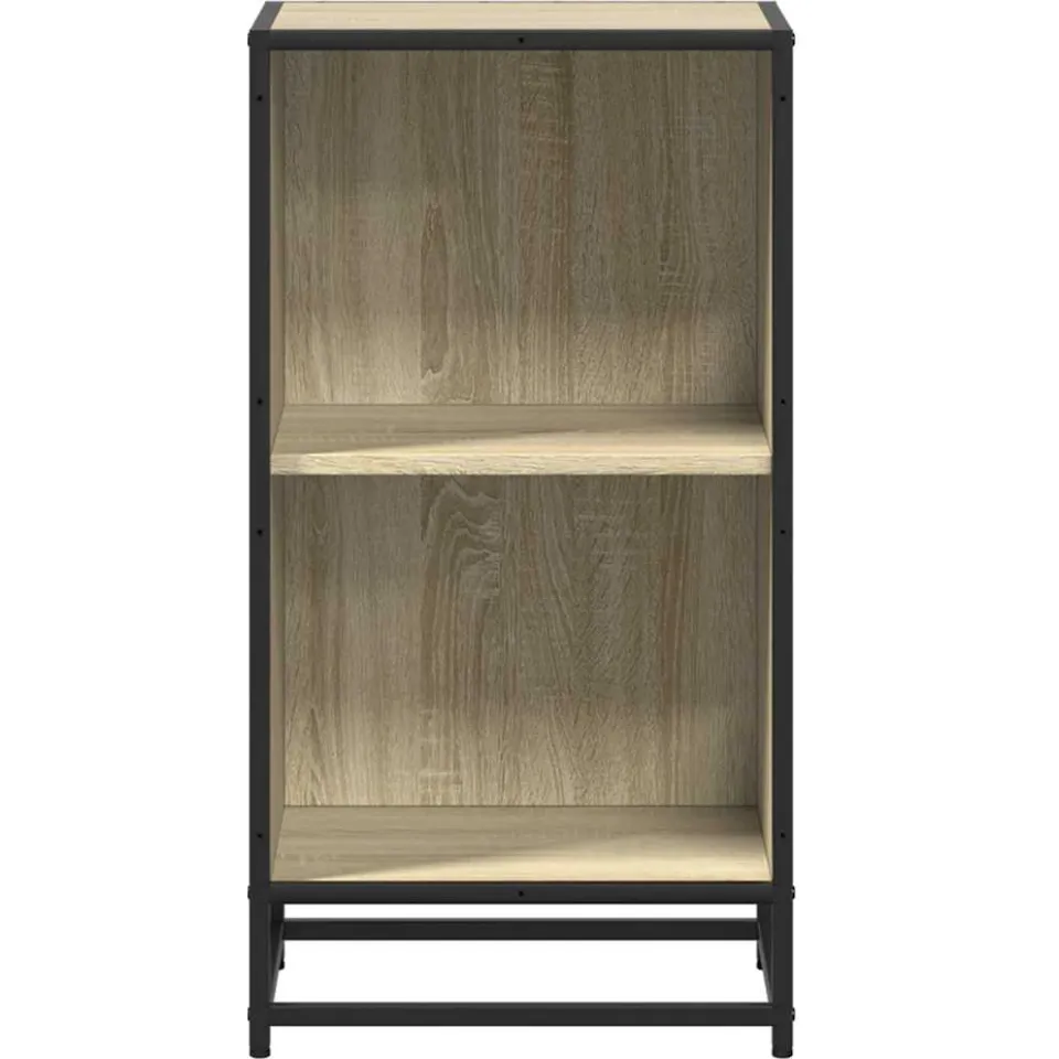 vidaXL Boekenkast 40x35x76 cm bewerkt hout sonoma eikenkleurig, foto 4