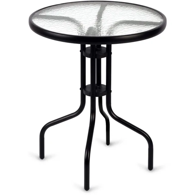 Janshop Ronde tuintafel 60 x 71 cm Sofotel SO-981 zwart