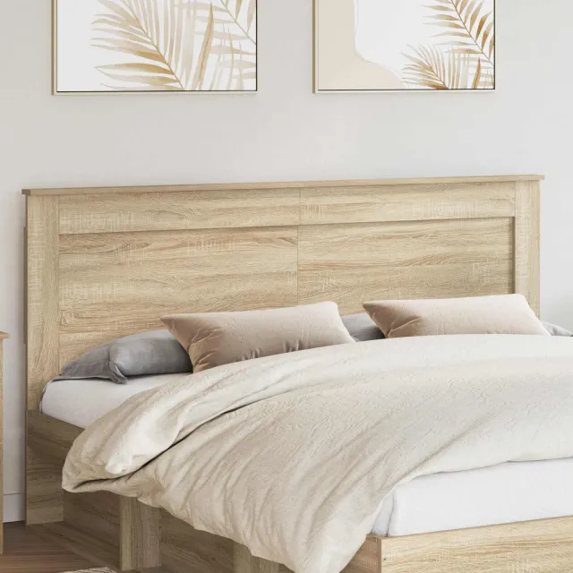 vidaXL Hoofdbord Sonoma Eiken Bewerkt hout Bruin