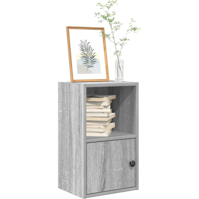 vidaXL Boekenkast 31x24x52 cm bewerkt hout grijs sonoma eikenkleurig