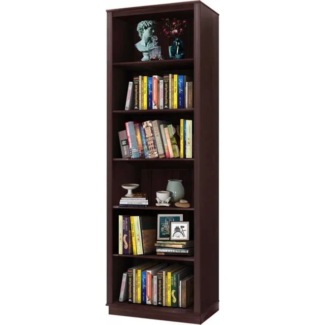 Notio Living Anita-Boekenkast - 6 Vakken - Havana Lak Bruin