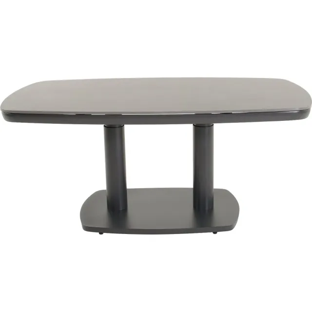 LES Geneva loungetafel verstelbaar Deens ovaal 135x83 cm - antraciet