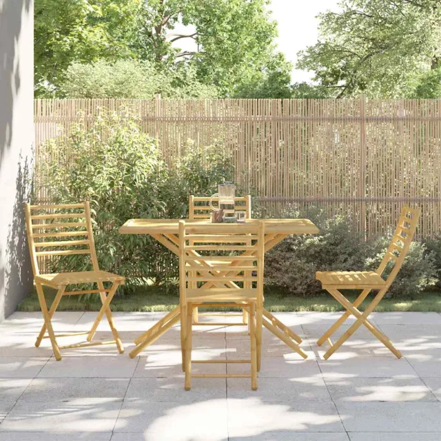 vidaXL 5-delige Tuinset bamboe bruin, foto 2