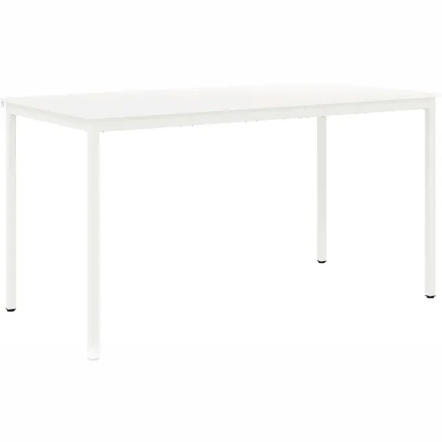 vidaXL Bartafel - 200 - x - 100 - x - 105 - cm - Massief - grenenhout - Wit - Rechthoekig