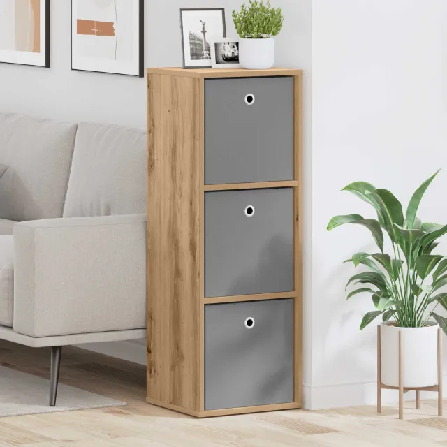 vidaXL Dressoir Artisan Eiken 35 x 32 x 99,5 cm, foto 2