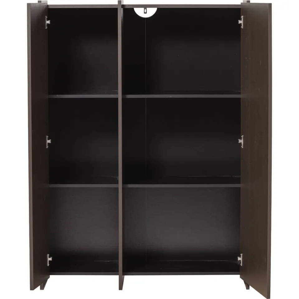 WOOOD Brock 2-deurs kast middenbruin mid brown, foto 3