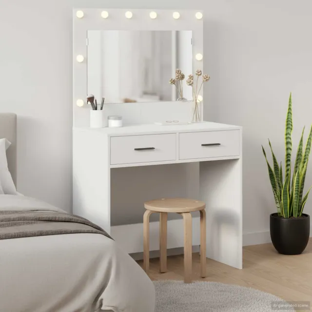 vidaXL Plafondtafel Wit 78,5 x 41 x 135 cm Bewerkt hout, foto 2