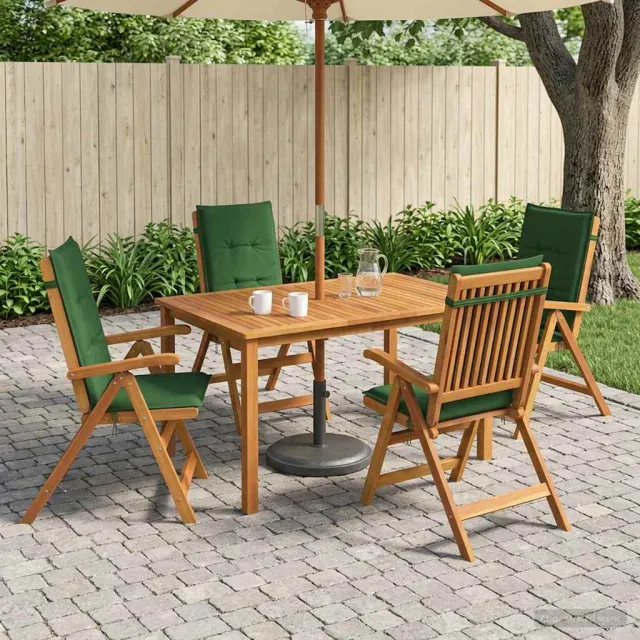 vidaXL 5-delige tuin eetset Naturel Massief Acaciahout, foto 2