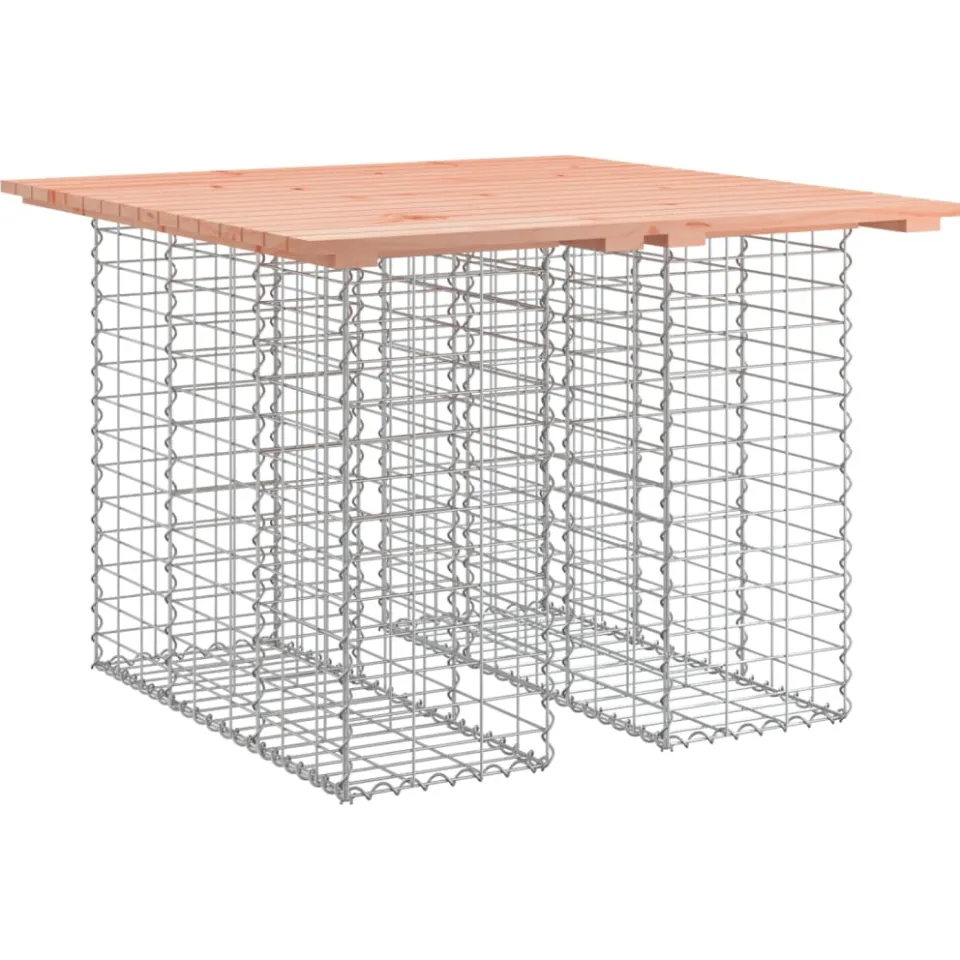 vidaXL Tuintafel schanskorfontwerp 100x102x72 cm massief douglashout bruin, foto 3