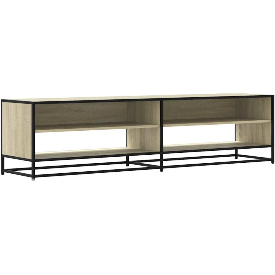 vidaXL Tv-meubel 180,5x40x46 cm bewerkt hout sonoma eikenkleurig, foto 3