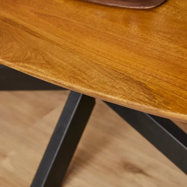 Starfurn Eettafel Brandy - Ovaal Naturel Mangohout - 180x90x76cm