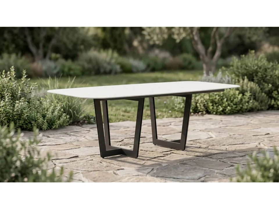 Suns Palermo dining tuintafel 240x116x76cm grijs, foto 3