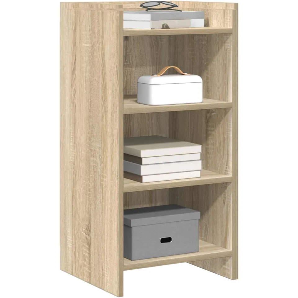 vidaXL Dressoir Sonoma Eiken 40 x 36 x 80 cm Bewerkt hout Bruin
