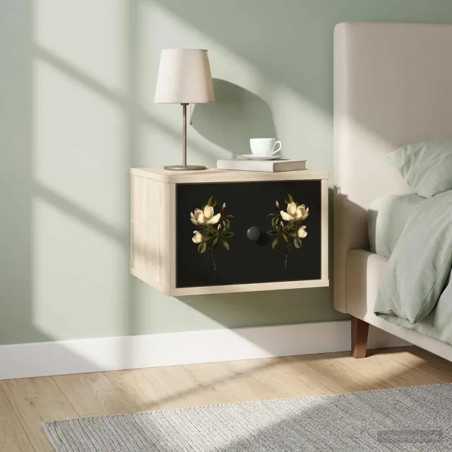 vidaXL Wandkastje BREMEN Sonoma Eiken 36 x 33 x 25 cm Bewerkt hout, foto 2