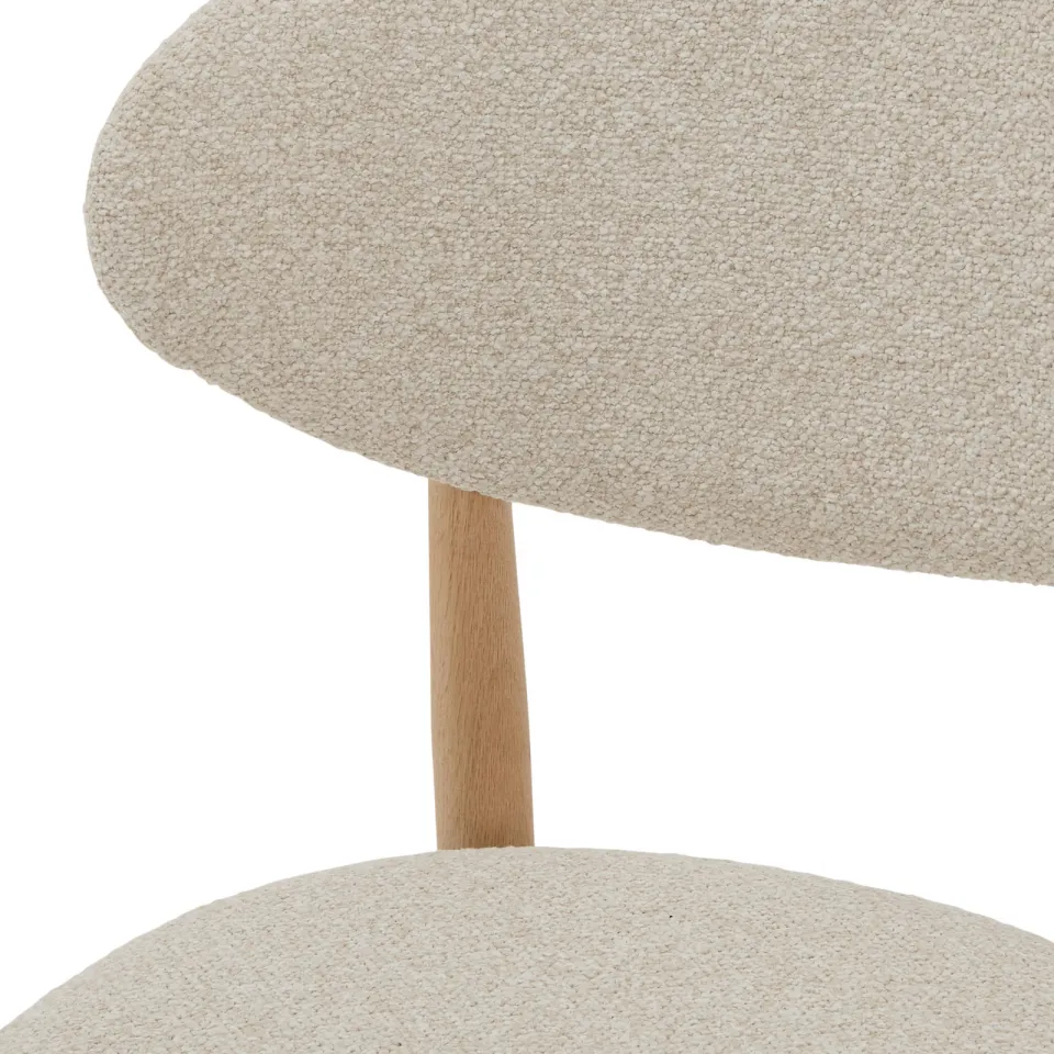 NOUS Living eetkamerstoel Clair beige, foto 7