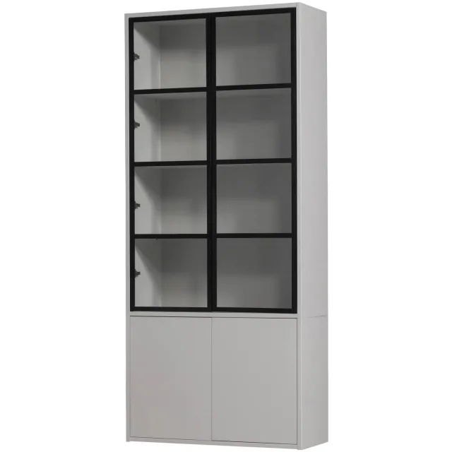 vtwonen Basic vitrinekast mist