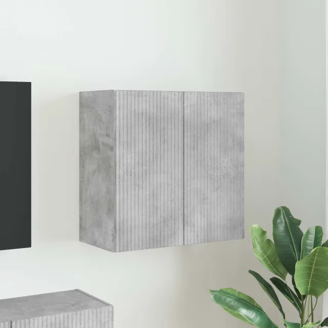 vidaXL TV-wandkast 59,5 x 31 x 60 cm Beton Grijs Bewerkt hout, foto 2