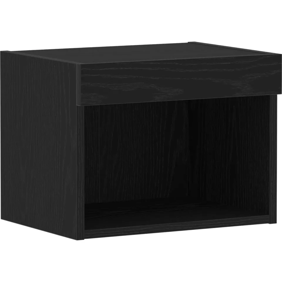 vidaXL Tv-meubelset 40 x 30 x 30 cm Zwart Eiken Bewerkt hout, foto 3