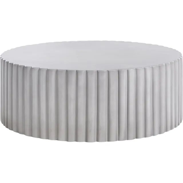 Beliani POZZA - Salontafel - Grijs - MgO