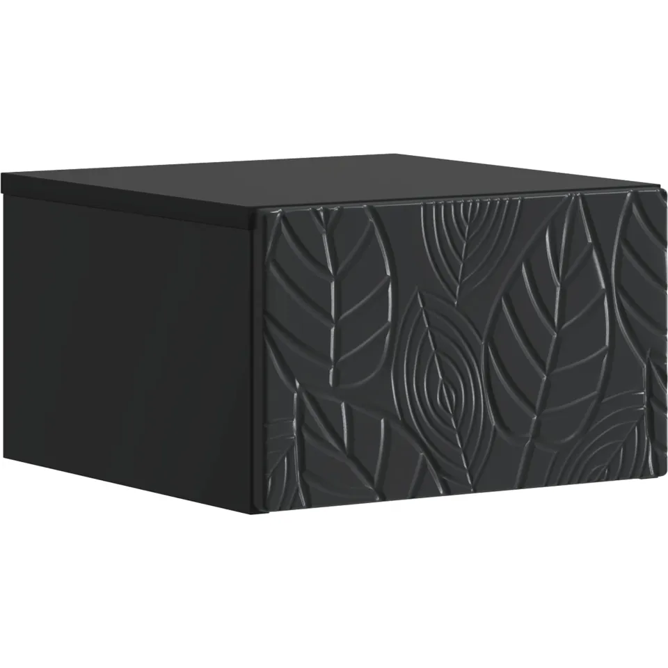 vidaXL Wandmontage Zijtafel 2 st Zwart 34,5 x 33 x 20 cm Bewerkt hout, foto 4