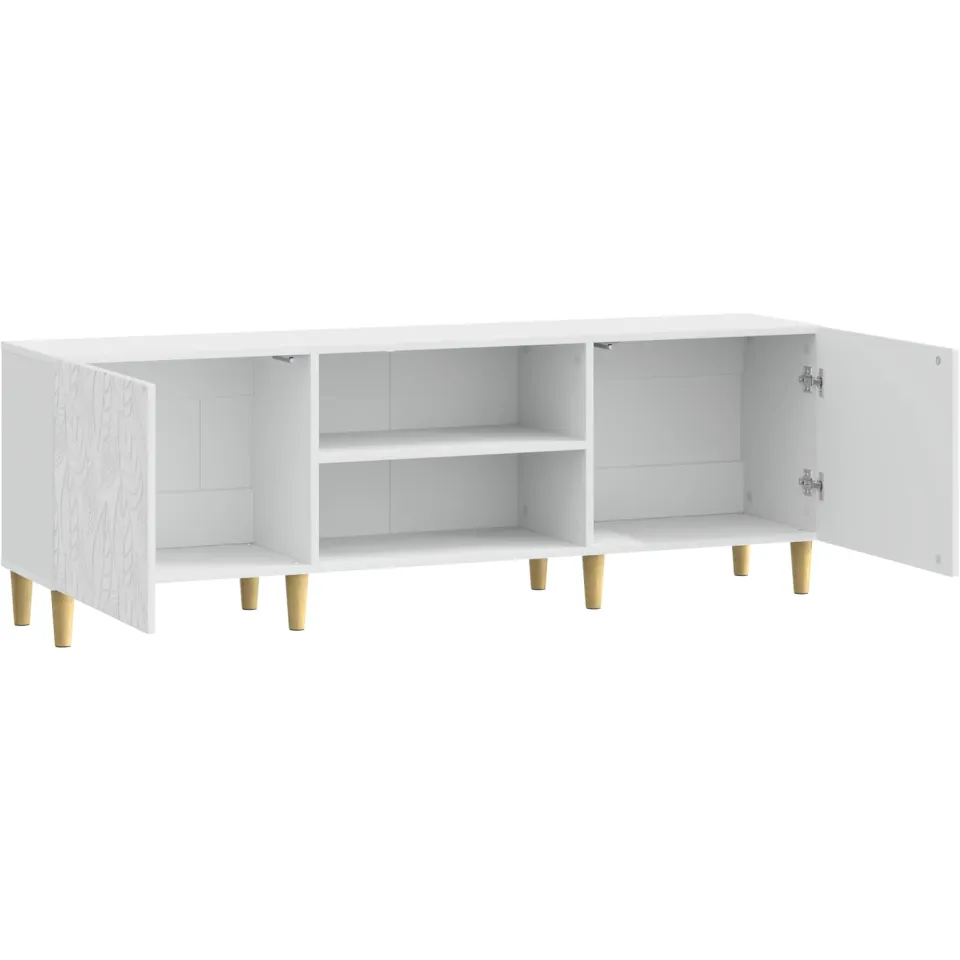vidaXL TV-kast 150 x 31 x 50 cm Hoogglans Wit Bewerkt hout, foto 4