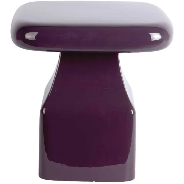 Leitmotiv Bijzettafel Cadiz - Donkerpaars - 40x40x40cm - Scandinavisch