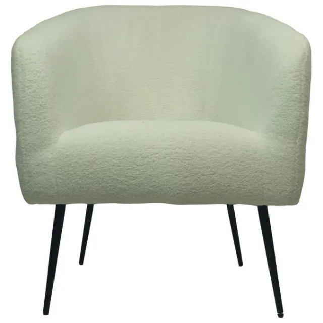 Fauteuil Kai wit teddy