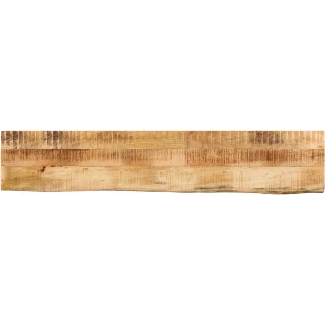 vidaXL Tafelblad met natuurlijke rand 140x40x3,8 cm massief mangohout bruin, foto 4