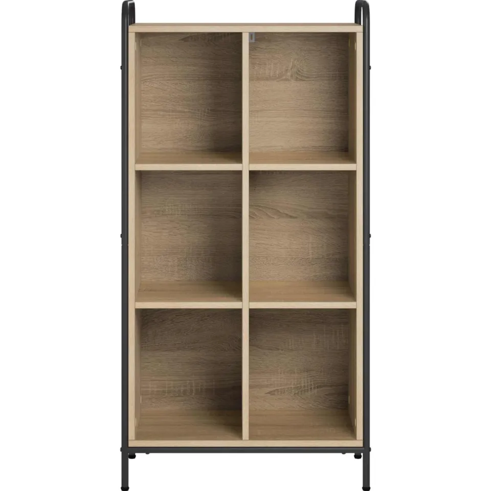 vidaXL Boekenkast 57 x 33 x 111 cm Bewerkt hout Sonoma Eiken Bruin