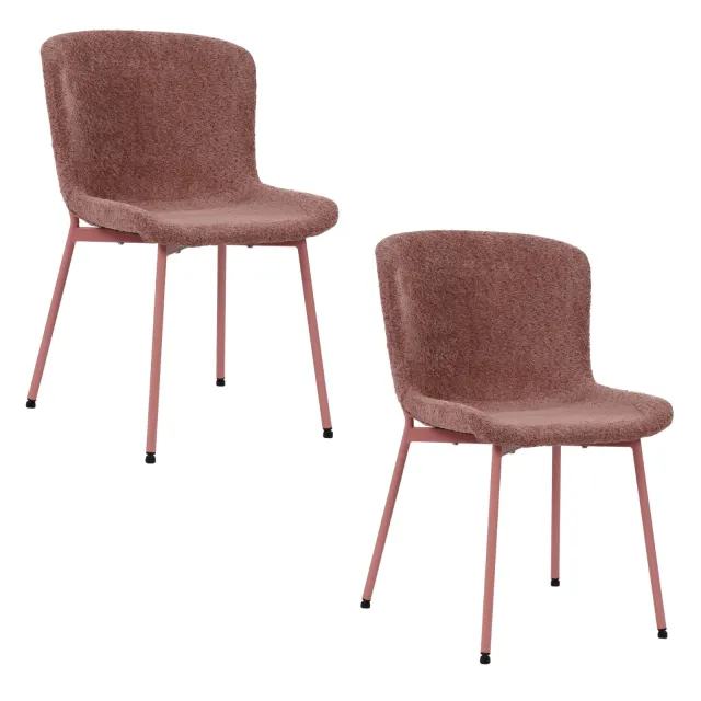 Housecraft Living Maryan eetkamerstoel roze