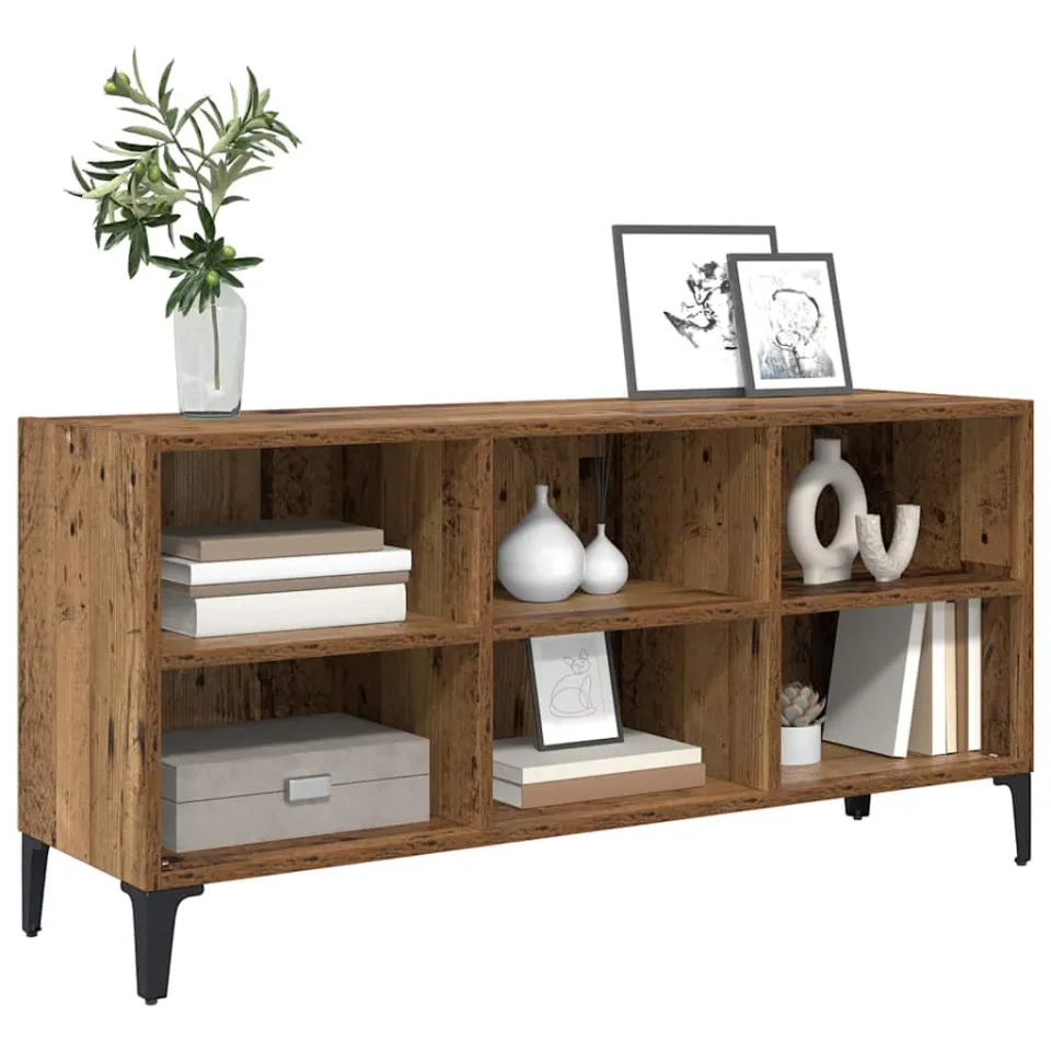 vidaXL Tv-meubelset Bruin 103,5 x 30 x 50 cm Geconstrueerd hout, foto 3