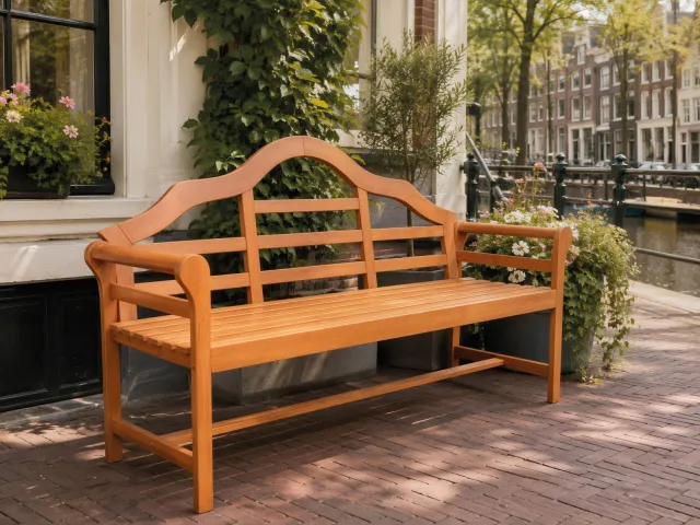 SenS-Line Luytjen tuinbank bruin, foto 2