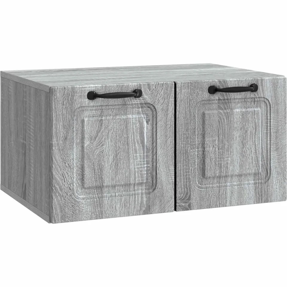 vidaXL Wandbeugel TV-kast Grijs sonoma 59,5 x 41 x 30 cm Bewerkt hout, foto 3