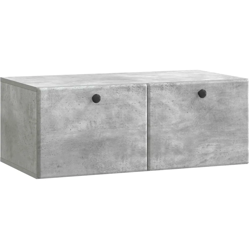 vidaXL Wandbeugel TV-kast 78,5 x 41 x 30 cm Betongrijs Bewerkt hout grijs, foto 3
