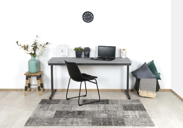 NordXL Industrieel bureau Bonita met betonlook blad