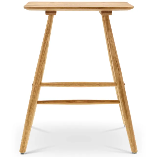 Villa Collection Bodo houten barkruk naturel - 64 cm Bruin